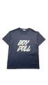 BOY DOLLラインストーンロゴプリントTシャツ